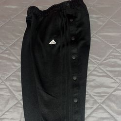 Adidas Black Button Up Jogger 