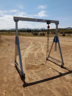 Brand new a frame hoist