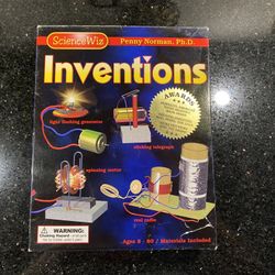 ScienceWiz Inventions Projects with Electricity Kit 40 pp Book & 5 Projects