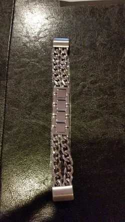 Fitbit charge 2 metal band.