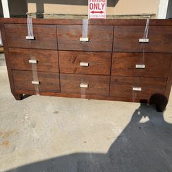 Dresser Brown Wood Strong Heavy Duty Good Quality FREE!!!