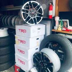 New 18” TRD Tacoma sport Alloy wheels for sale. Selling only singles. 3 available $100ea