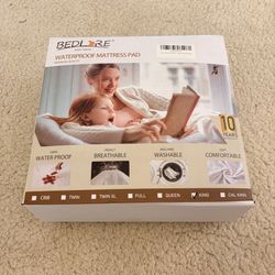 Bedlore Waterproof Mattress Pad King Size