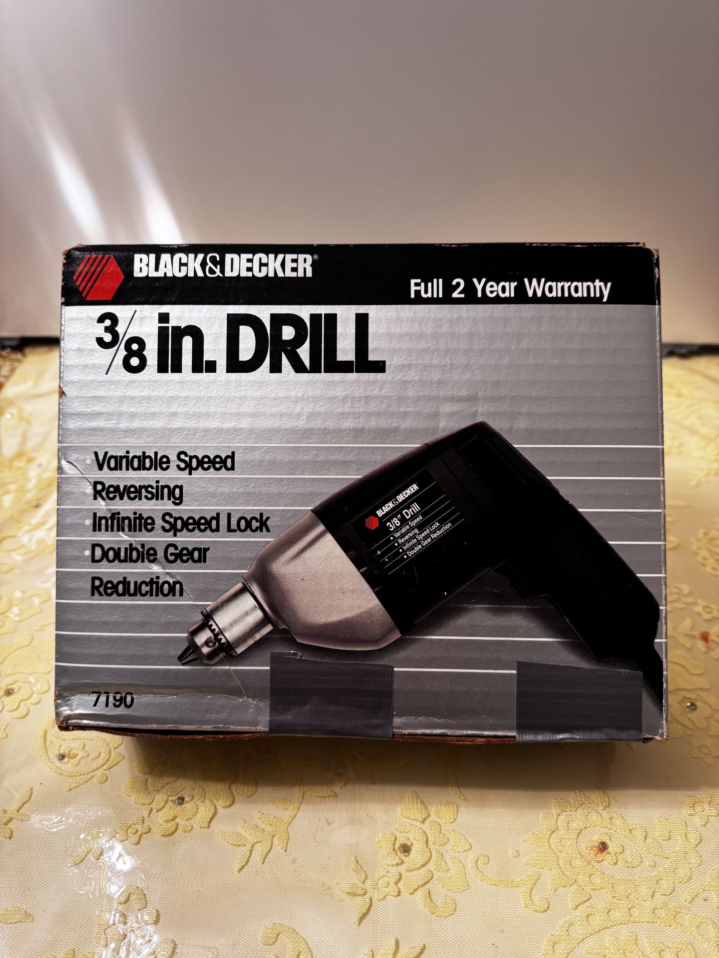 New BLACK & DECKER* brand ⅜ in. DRILL Hand drill (Made in USA)