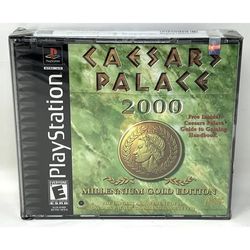 BRAND NEW! PS1 Caesars Palace 2000 Millennium Gold Edition Video Game