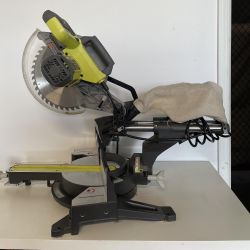 RYOBI 15 Amp 10in Corded Sliding Compound Miter Saw