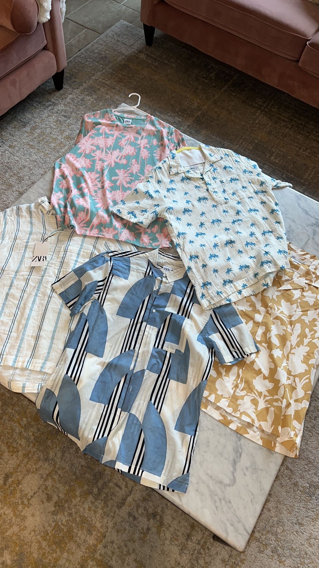 5 Zara Shirts $50