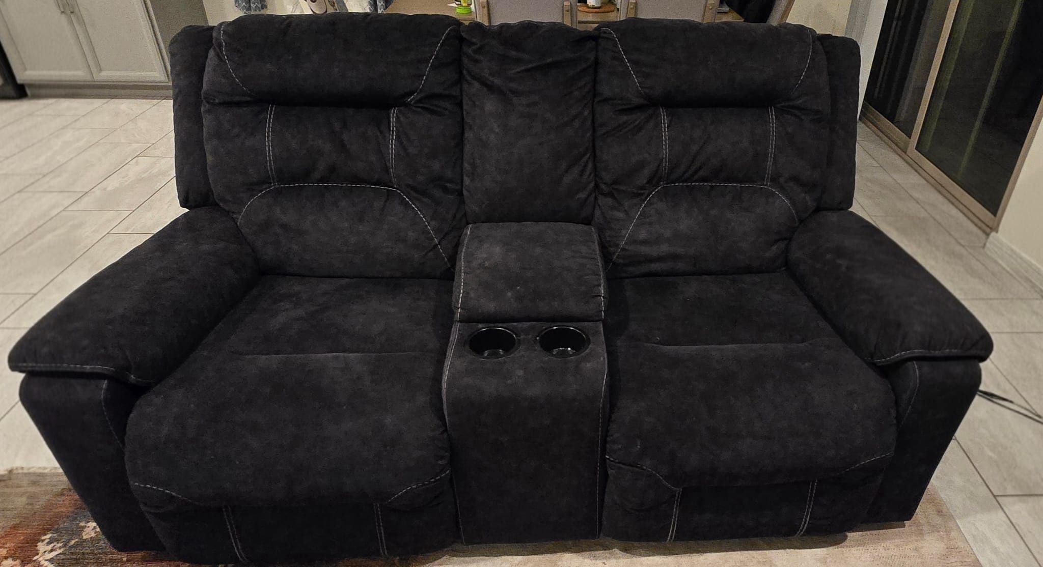 Black : Power Reclining Couch And Love Seat