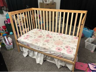 Crib and mattress