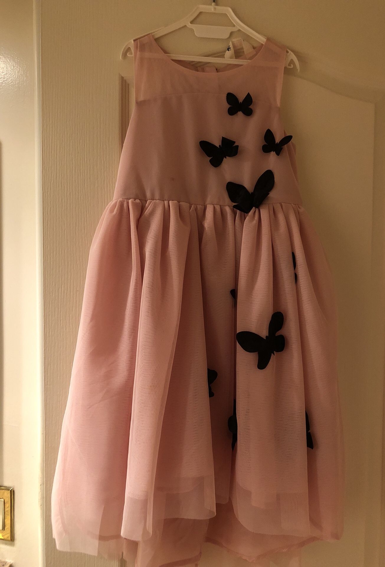 h&m light pink dress Brock Collection x HM CONSCIOUS Flounced Fitted Tiers Diagonal seam at the waist and a gently flared skirt featuring two flounced Light pink H&M puff-sleeves mini
