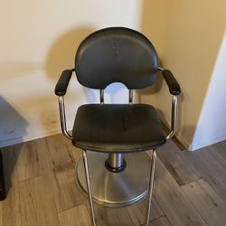 Barber Chair/Barber Mirror Combo