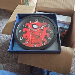 Spiderman Clock