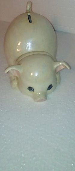 Vintage Irridescent Piggy Bank