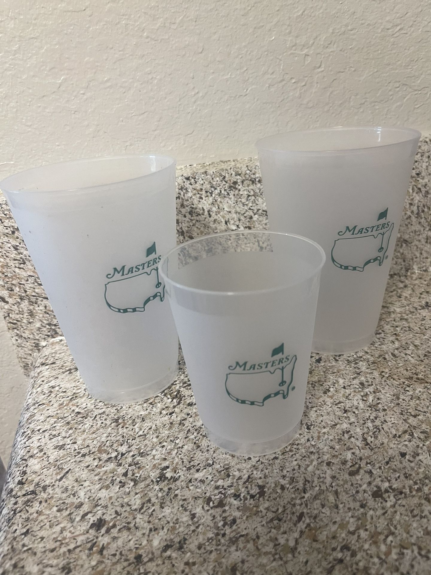 The Augusta National Golf Cups (set Of 3 That Has A Wine Cup)