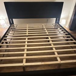 King Black Bed Frame 