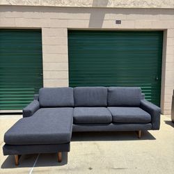West Elm Reversible “Eddie” Sectional Couch 🛻Delivery Available🛻