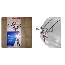 Brand new Allen sports two bike compact folding bicycle carrier trunk mount