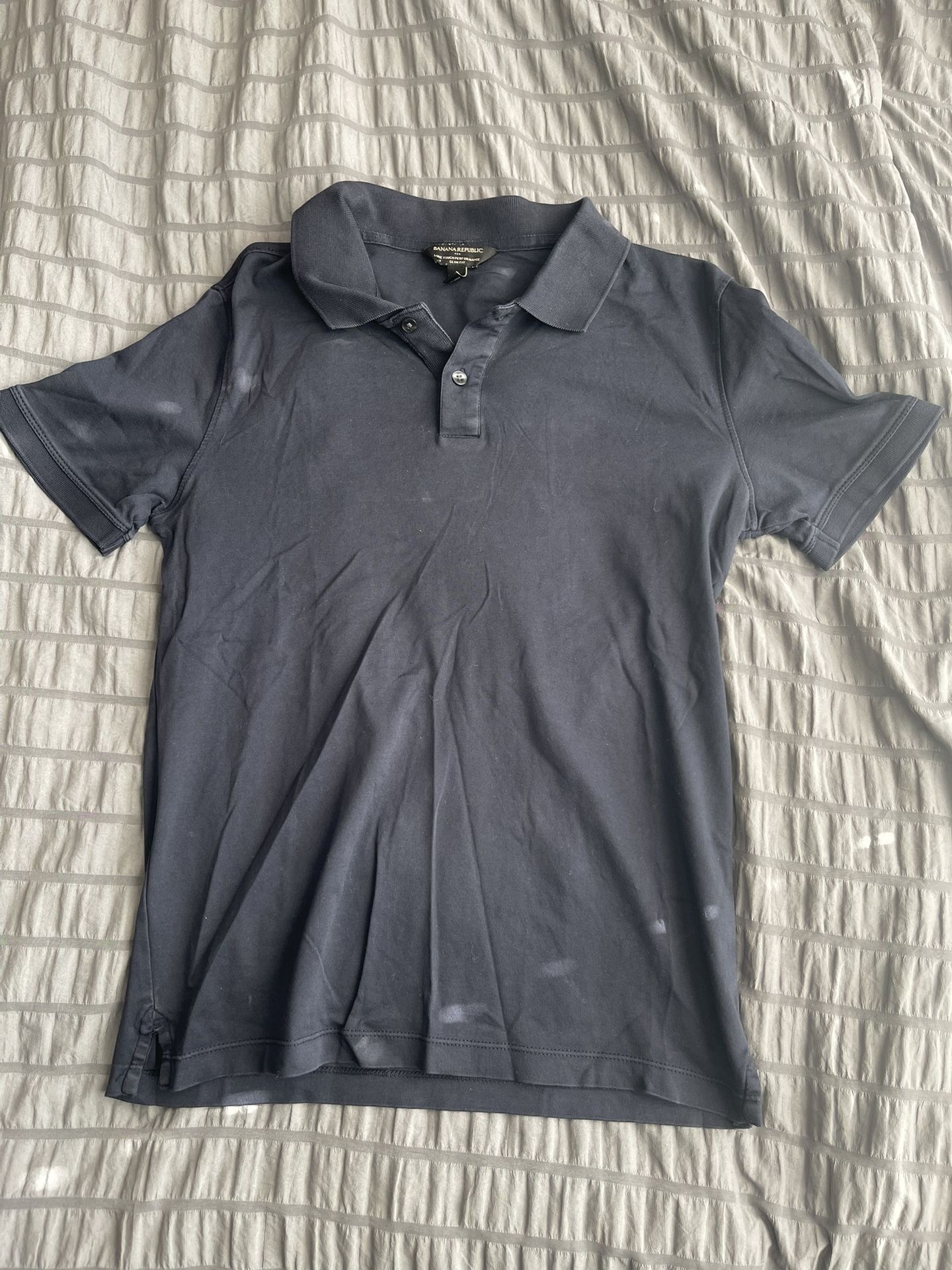Banana Republic Slim Fit Navy Polo