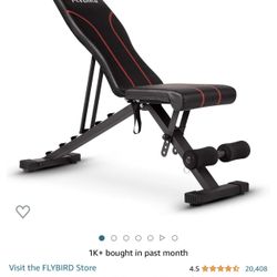 Work Out Adjustable Bench - Incline, Full Body 