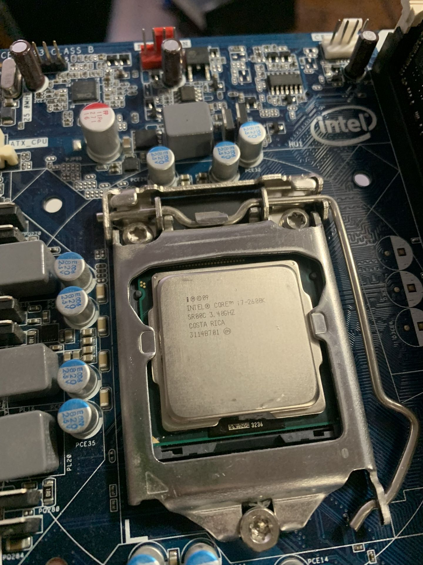 Intel Board With I7-2600K+32GB Ram
