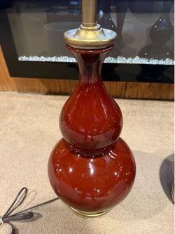 Two gently used lamps