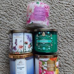 New Bath And Body Works Candles $65 Or Bo