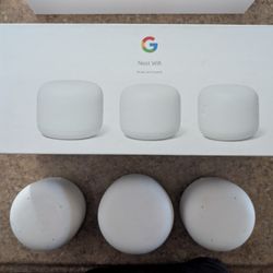 Google Nest router with 2 extenders 2nd Gen