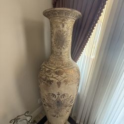 Extra Large Decorative Floor Vases (x2)