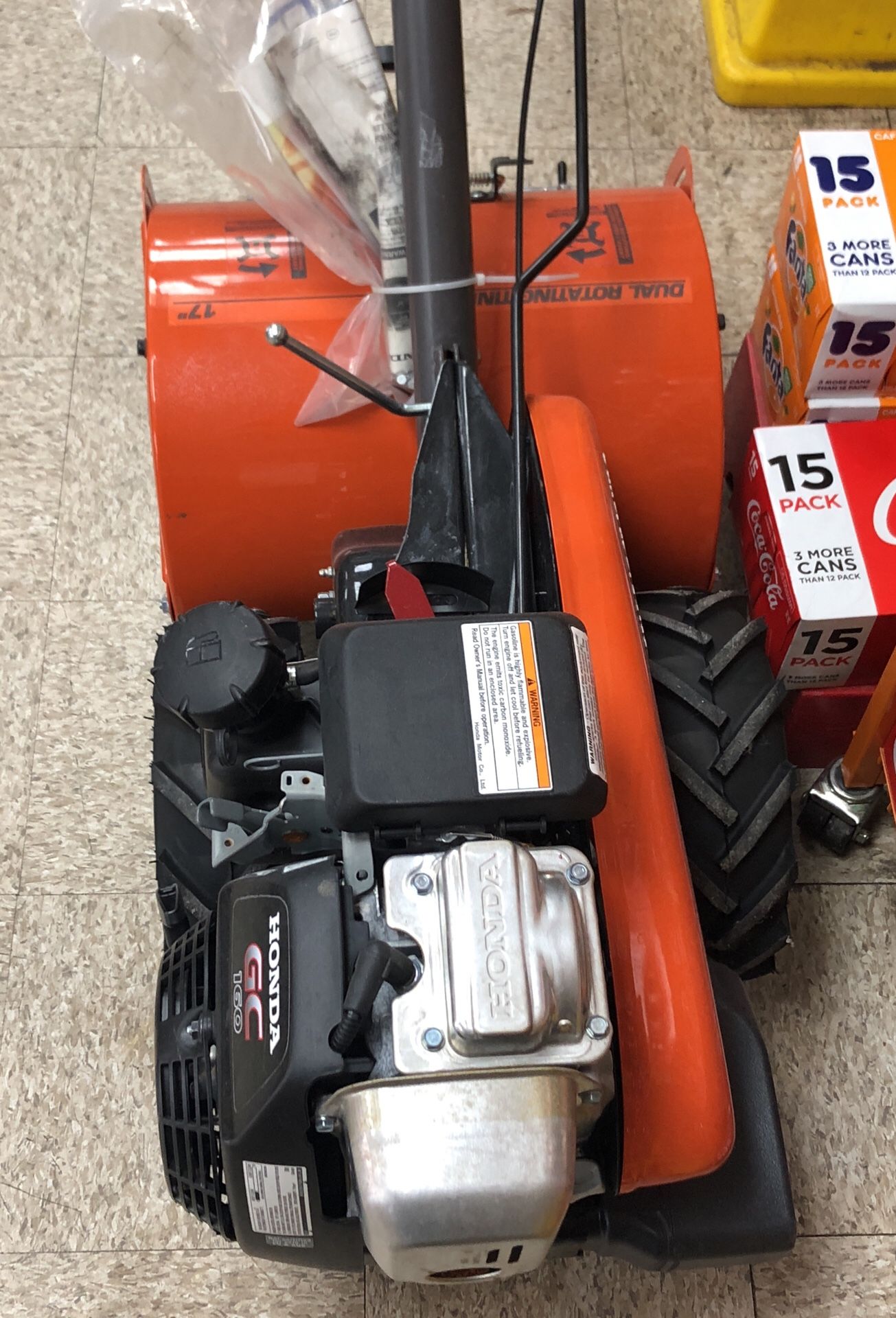 Husqvarna drt 900h 17 Inch dual rotating tines Tiller