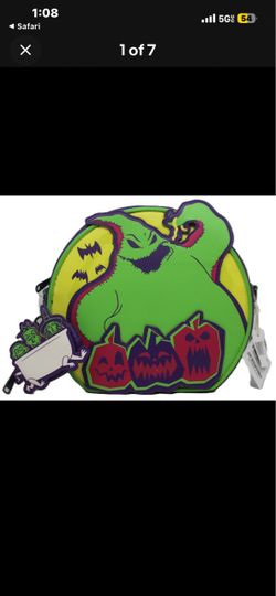 Oogie boogie loungefly backpack Disneyland Halloween