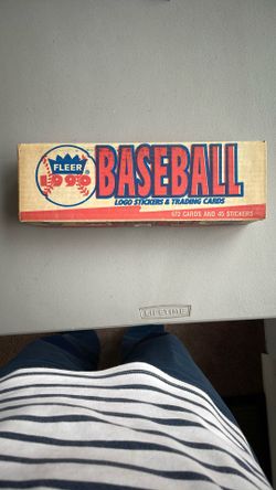 1990 Fleet Baseball Trading Cards And Stickers 