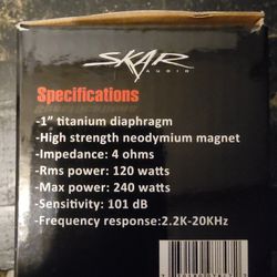 Skar Titanium Tweeters