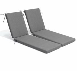 Outdoor Chaise Lounge Cushions 2-Piece