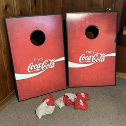 Coca-Cola Cornhole Game with Bags