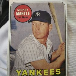 Mickey Mantle Rare Red Name Circle