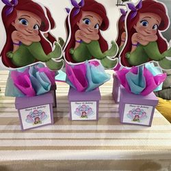 Little Mermaid Birthday Party Centerpieces $12 EACH