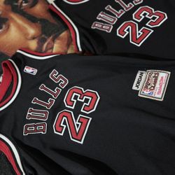 Michael Jordan Chicago Bulls 1997-98 Black Authentic Jersey