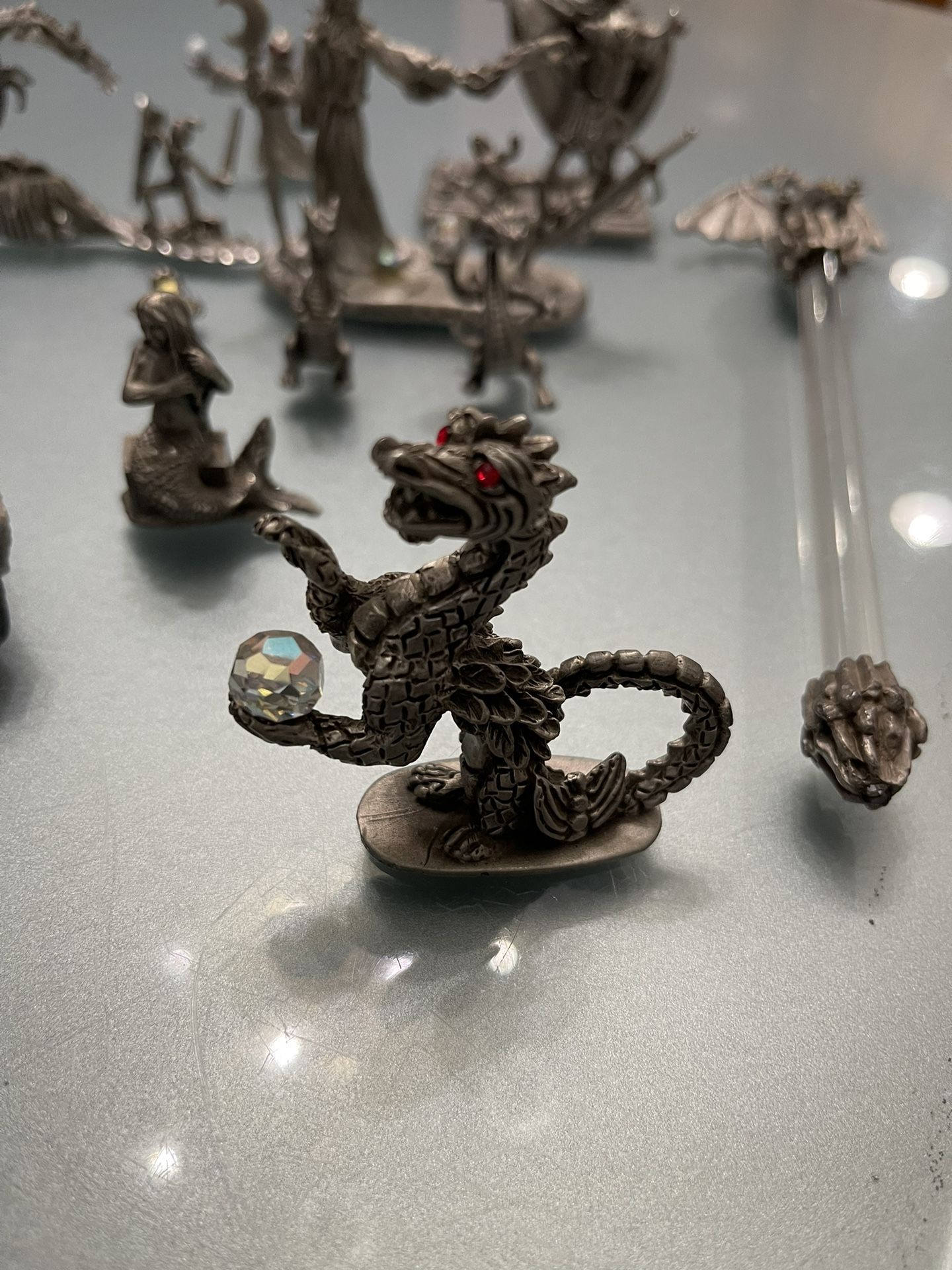 Pewter Figure Vintage 