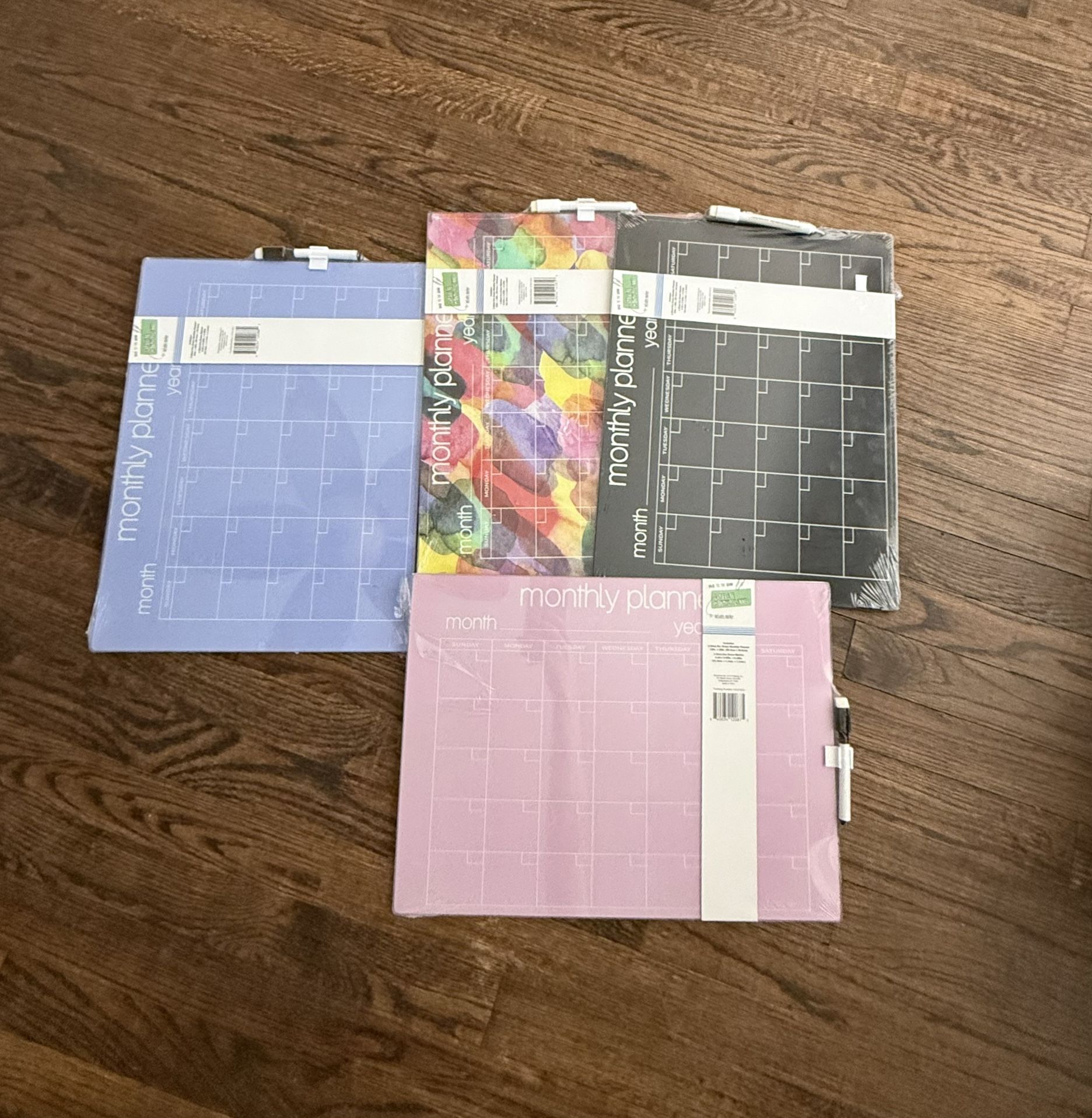 Glass Dry Erase Monthly Calendar