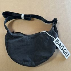 Black Baggu  Crescent Bag