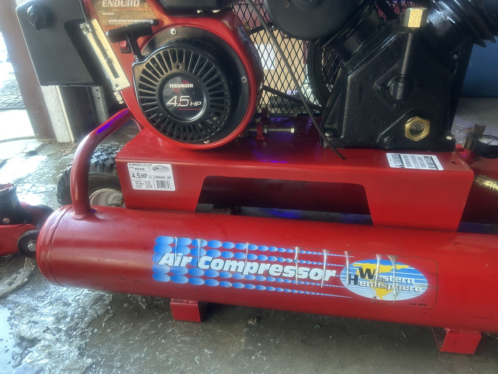 Gas Air Compressor