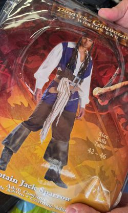Halloween Jack Sparrow Men's Pirate Costume