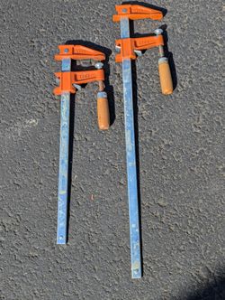 Jorgensen Medium Duty Steel Bar Clamps, 12" & 18"