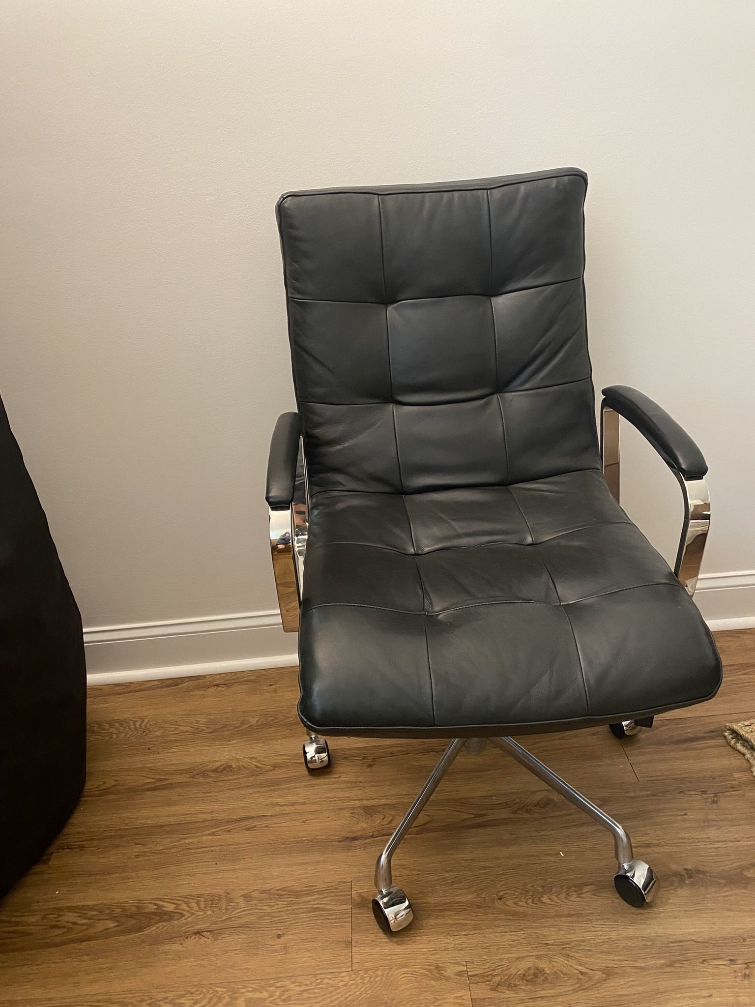 RH Rossi Leather Desk Chair