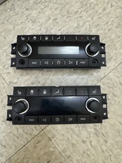 Rear Heat AC Radio Controls 