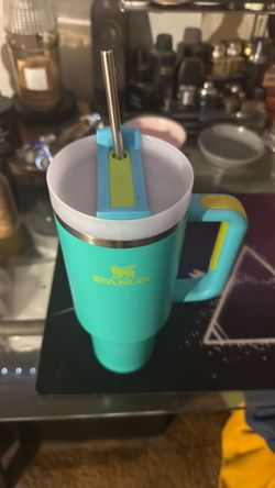 Stanley insulated tumbler cup with new metal straw