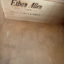 Ethan Allen Vintage Bedroom set. Bed Frame, Dresser, Mirror, Mattress 