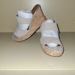 Beige Wedge Shoes
