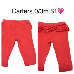 Pants Great Condition For Girls Size 0/3m 💖💖18