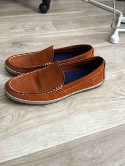 Cole Haan Brown Leather Slip-On Loafers
